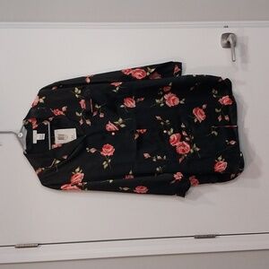 949 nwt Morgan Taylor Intimates black Lounge top